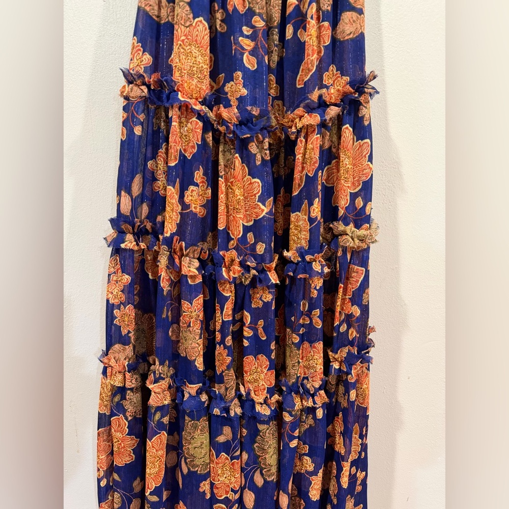 MISA NWT Floral Print Maxi Dress Size XXS fits Small - Picture 7 of 9